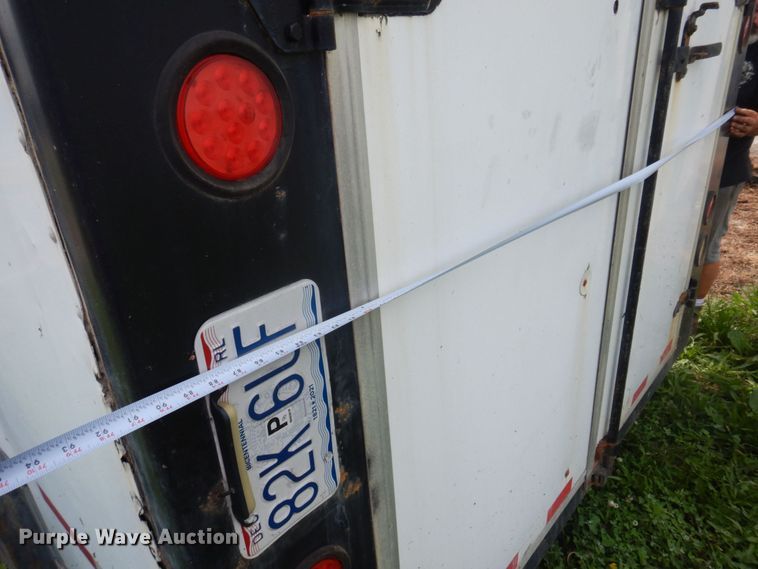 image for item DP5608 2001 Shop built  enclosed cargo trailer