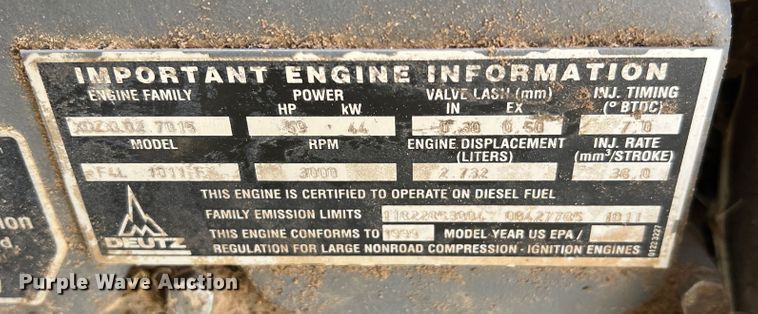 image for item DS8397 2001 Terex TB66  boom lift