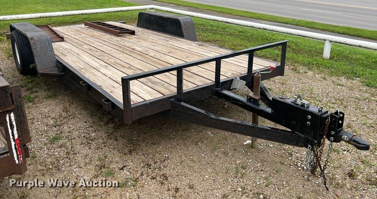 image for item HL9147 Shop built  equipment trailer