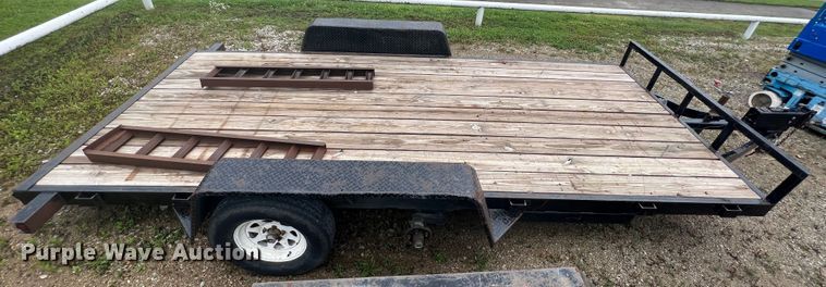 image for item HL9147 Shop built  equipment trailer