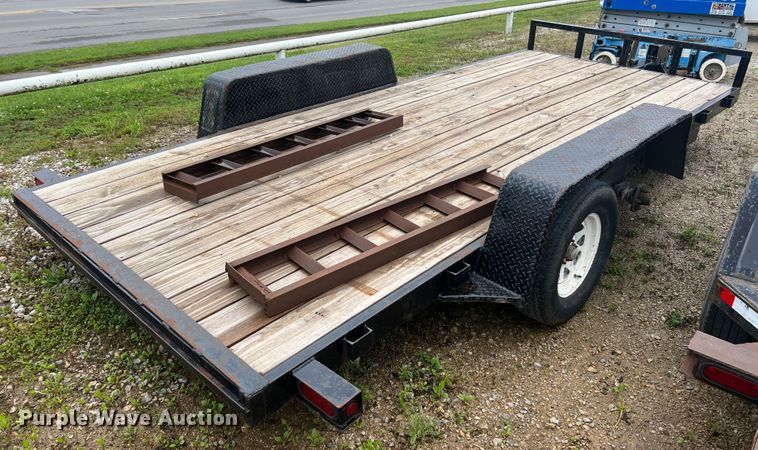 image for item HL9147 Shop built  equipment trailer