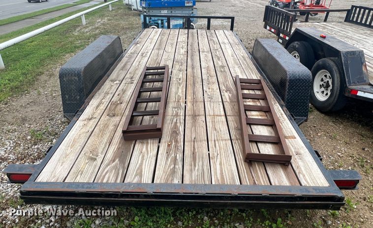 image for item HL9147 Shop built  equipment trailer