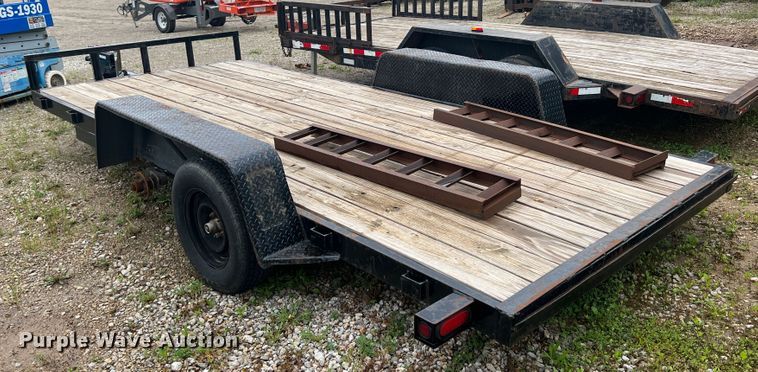 image for item HL9147 Shop built  equipment trailer