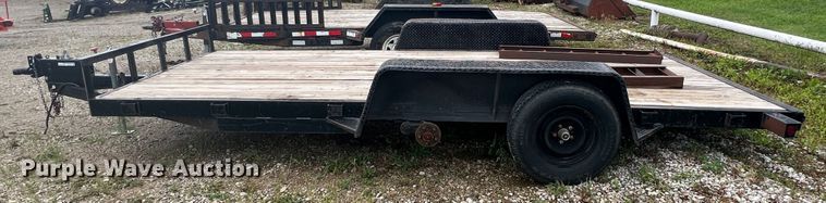 image for item HL9147 Shop built  equipment trailer