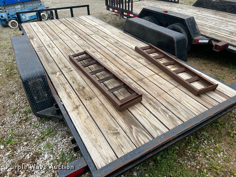 image for item HL9147 Shop built  equipment trailer