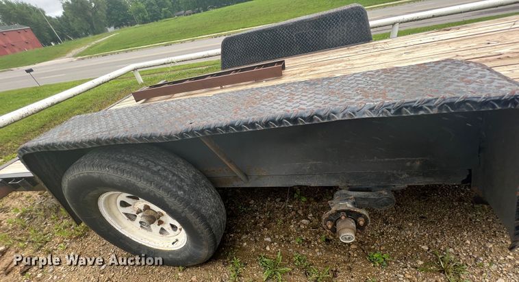 image for item HL9147 Shop built  equipment trailer