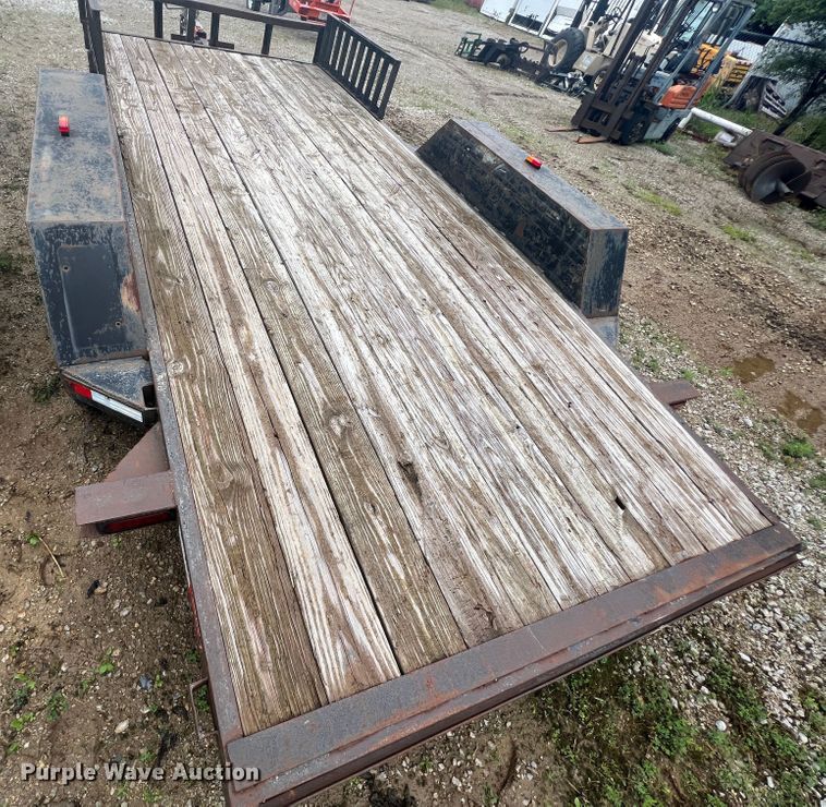 image for item IR9921 1998 Shop built  equipment trailer