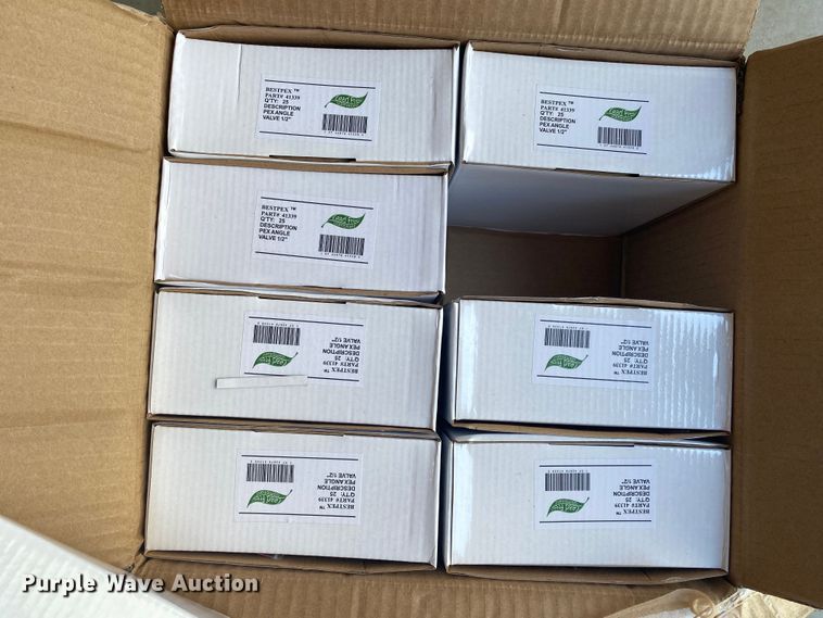 image for item JA9172 (45) cases of plumbing parts