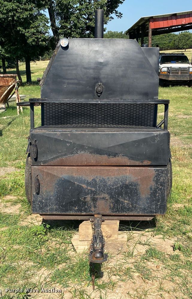 image for item JA9214 Shop built  smoker trailer