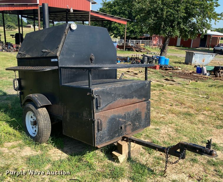 image for item JA9214 Shop built  smoker trailer