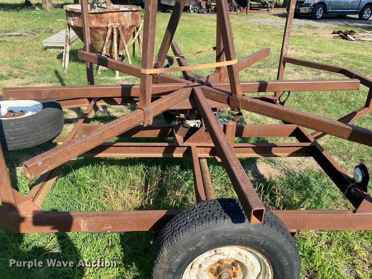 image for item JA9216 Shop built  reel trailer