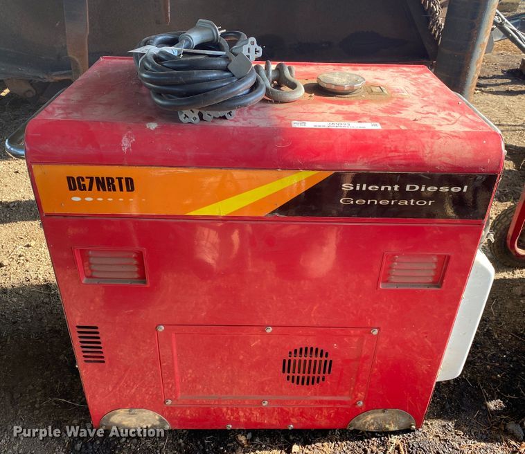 image for item JA9223 Silent Diesel DG7NRTD  generator