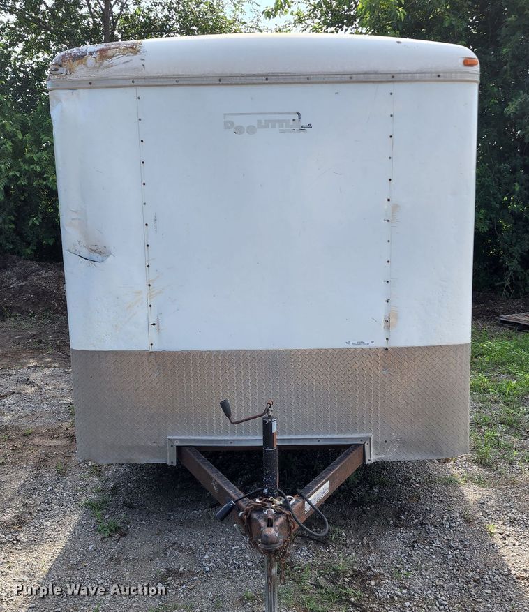 image for item JA9854 2003 Doolittle  enclosed cargo trailer