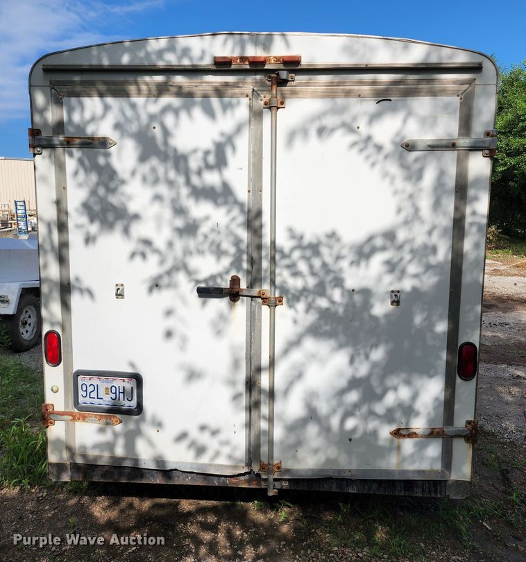 image for item JA9854 2003 Doolittle  enclosed cargo trailer