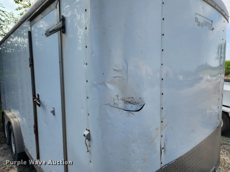 image for item JA9854 2003 Doolittle  enclosed cargo trailer