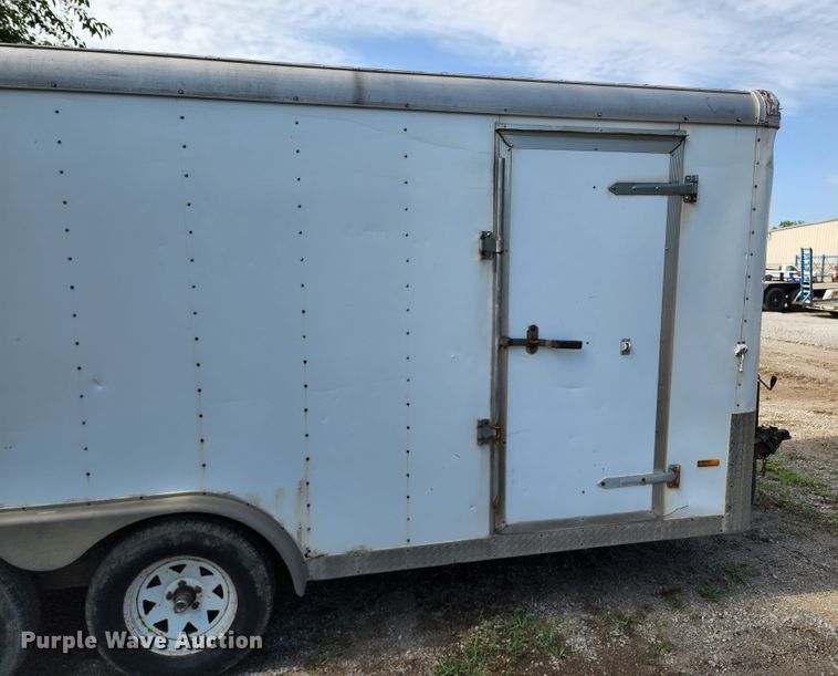 image for item JA9854 2003 Doolittle  enclosed cargo trailer
