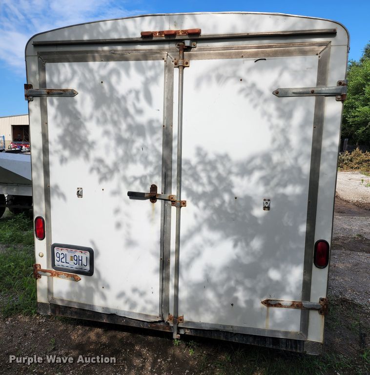 image for item JA9854 2003 Doolittle  enclosed cargo trailer