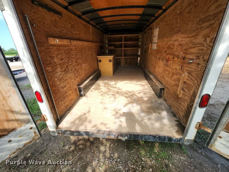 image for item JA9854 2003 Doolittle  enclosed cargo trailer