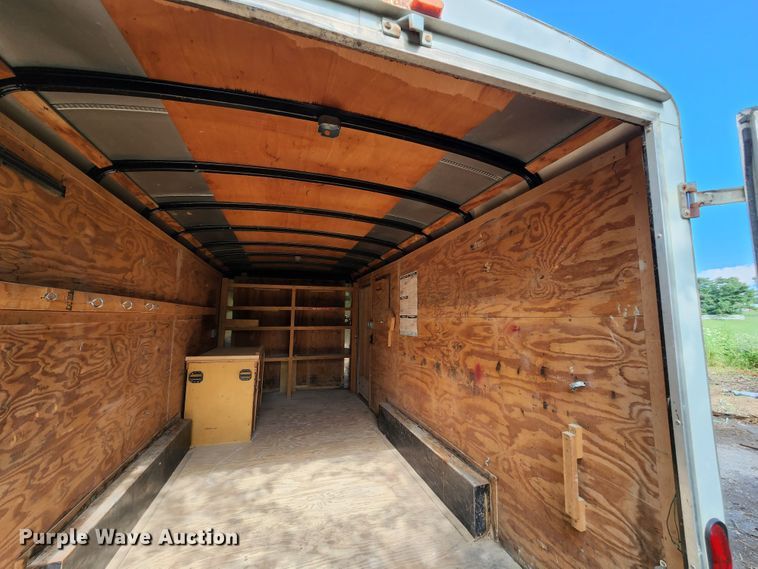 image for item JA9854 2003 Doolittle  enclosed cargo trailer