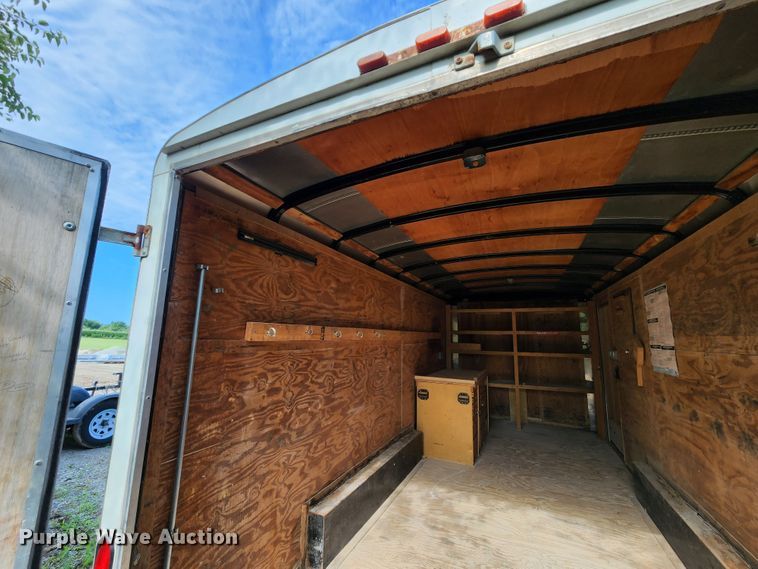 image for item JA9854 2003 Doolittle  enclosed cargo trailer