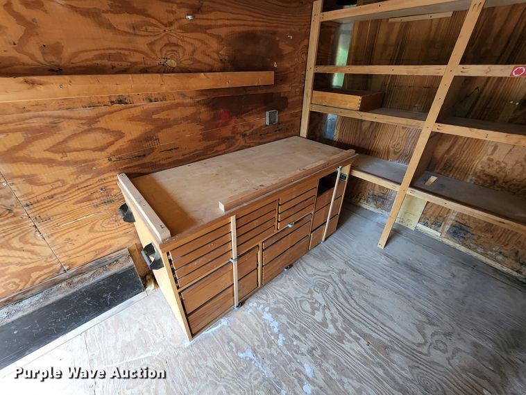 image for item JA9854 2003 Doolittle  enclosed cargo trailer