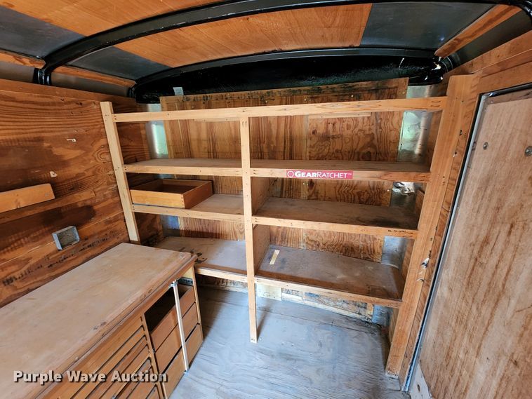 image for item JA9854 2003 Doolittle  enclosed cargo trailer