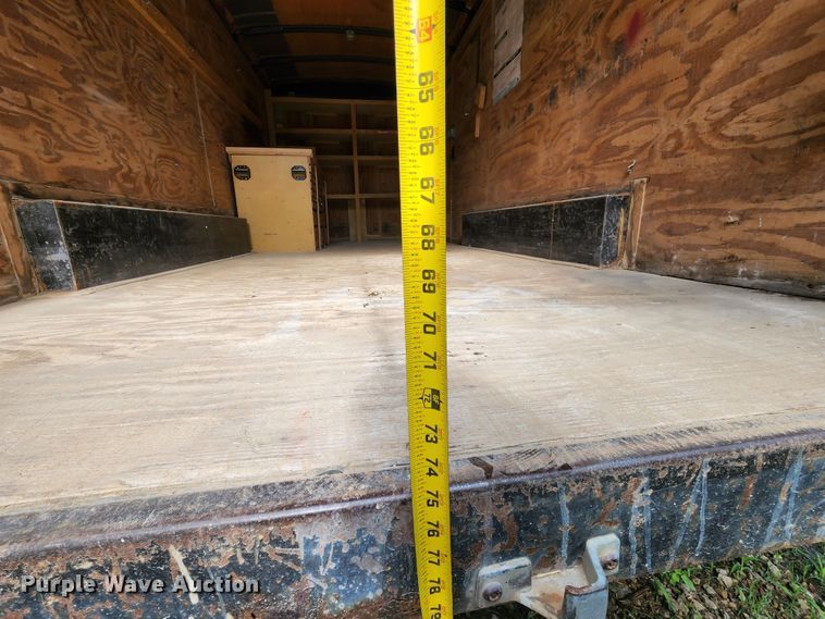 image for item JA9854 2003 Doolittle  enclosed cargo trailer