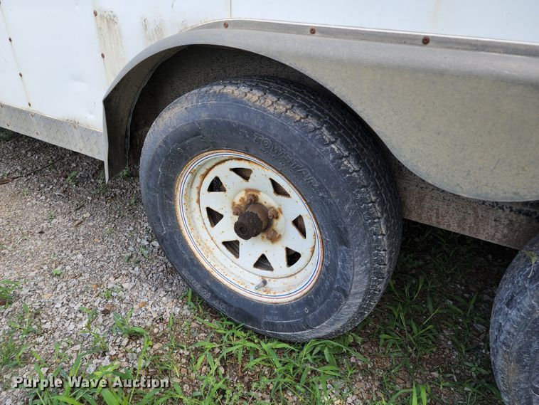 image for item JA9854 2003 Doolittle  enclosed cargo trailer