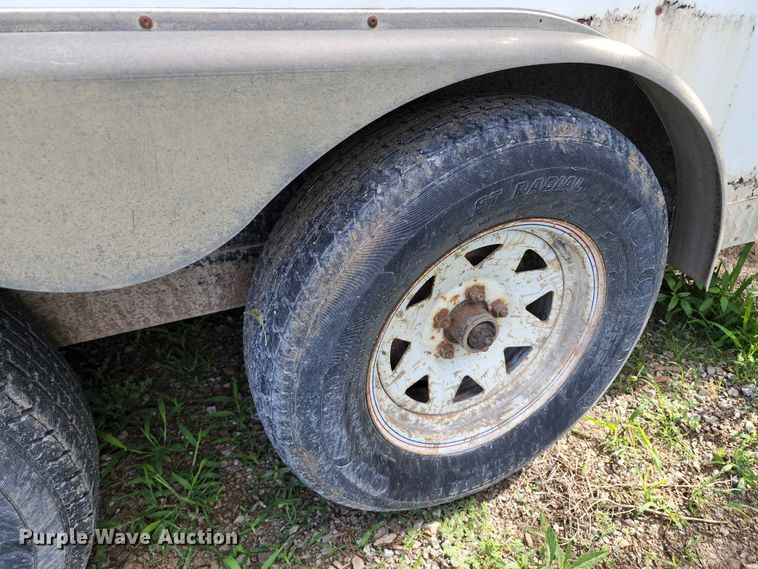 image for item JA9854 2003 Doolittle  enclosed cargo trailer