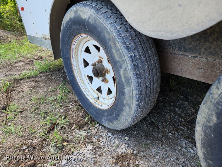 image for item JA9854 2003 Doolittle  enclosed cargo trailer