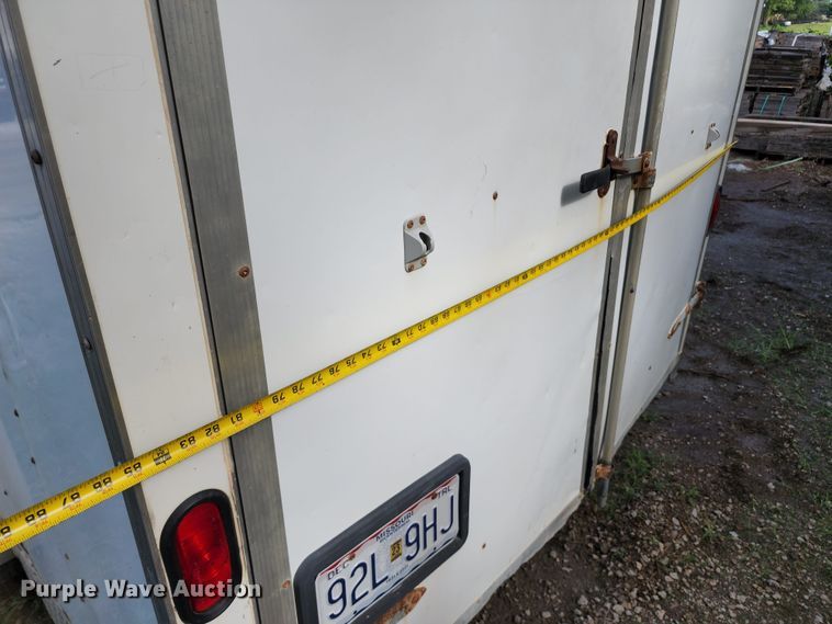 image for item JA9854 2003 Doolittle  enclosed cargo trailer