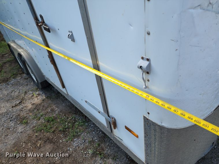 image for item JA9854 2003 Doolittle  enclosed cargo trailer