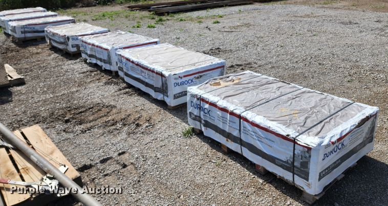 image for item JA9869 (240) sheets of Durock cement board