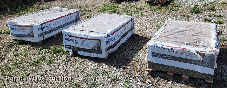 image for item JA9870 (180) sheets of Durock cement board