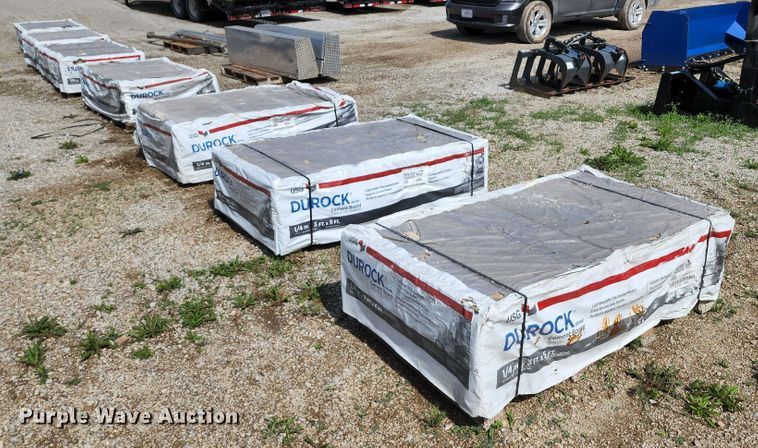 image for item JA9870 (180) sheets of Durock cement board