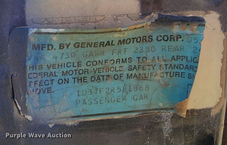 image for item JA9978 1972 Chevrolet Chevelle