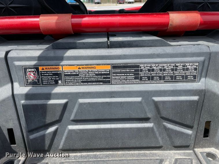 image for item JC9896 2019 Polaris RZR  utility vehicle