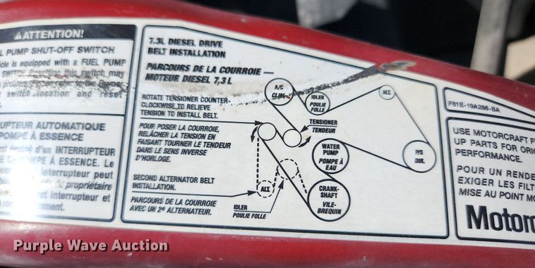 image for item JM9017 2001 Ford F250 Super Duty XLT  SuperCab pickup truck