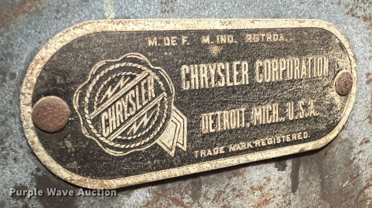 image for item JM9246 1927 Chrysler