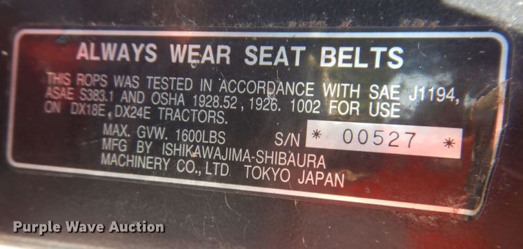 image for item JO9044 Case IH DX24E  MFWD tractor