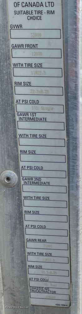 image for item JU9219 2012 Kenworth T370  delivery truck