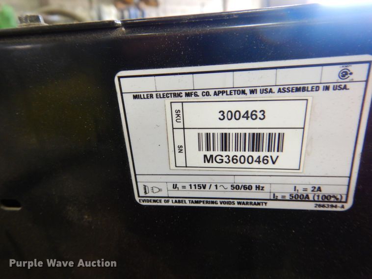 image for item KF9660 Miller MC-300VS  welder