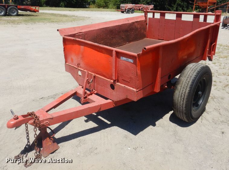 image for item KI9355 Shop built  utility trailer