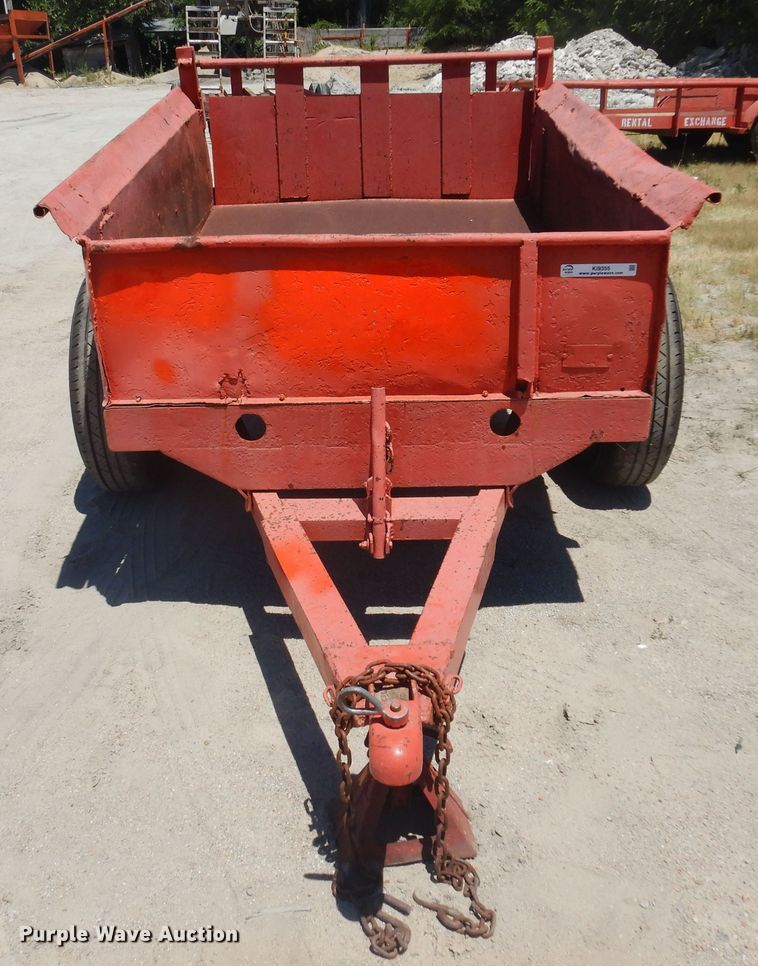 image for item KI9355 Shop built  utility trailer