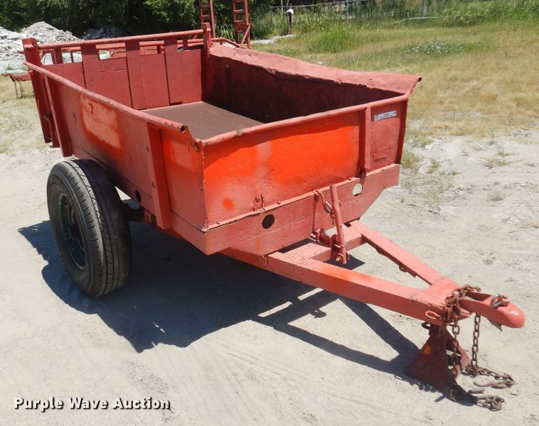 image for item KI9355 Shop built  utility trailer