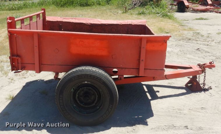 image for item KI9355 Shop built  utility trailer