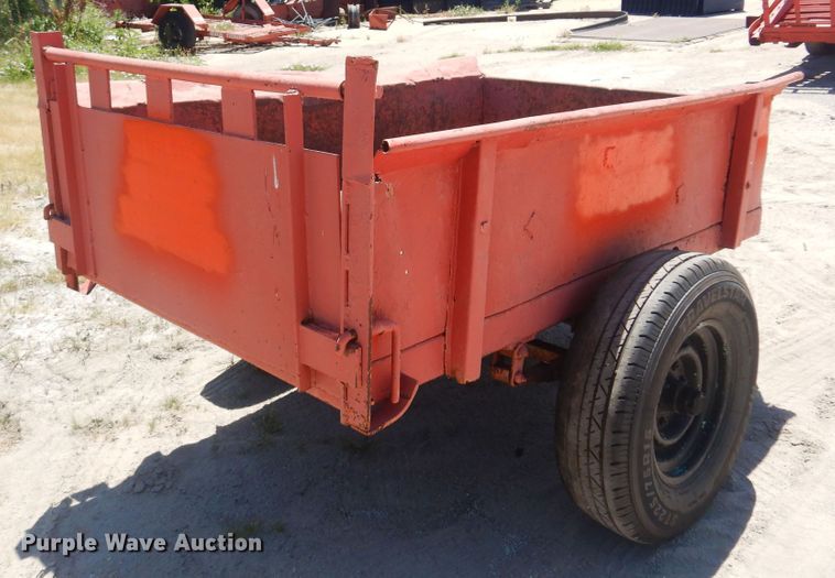 image for item KI9355 Shop built  utility trailer