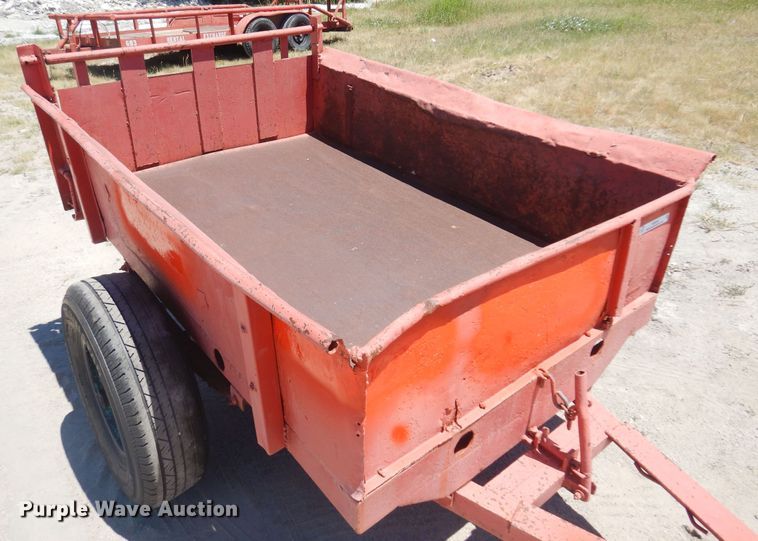 image for item KI9355 Shop built  utility trailer