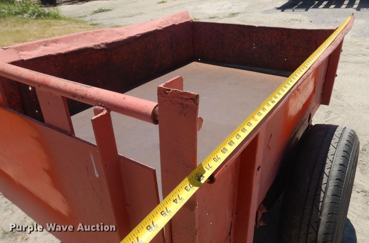 image for item KI9355 Shop built  utility trailer