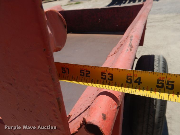 image for item KI9355 Shop built  utility trailer